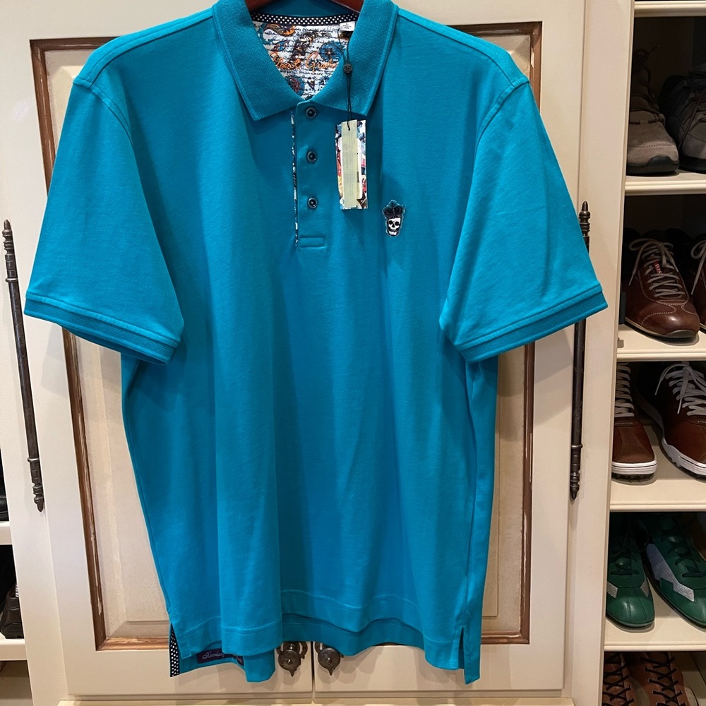 NWT Robert Graham Polo Shirt